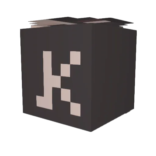 The_LowKey Minecraft avatar head, 3D render
