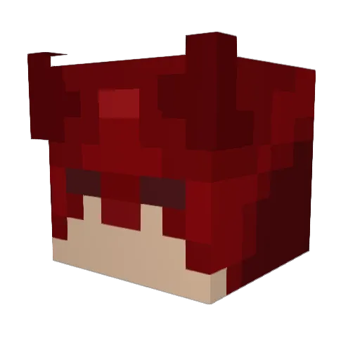 The_Lumpy_No Minecraft avatar head, 3D render