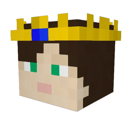 The_Lylah Minecraft avatar head, 3D render