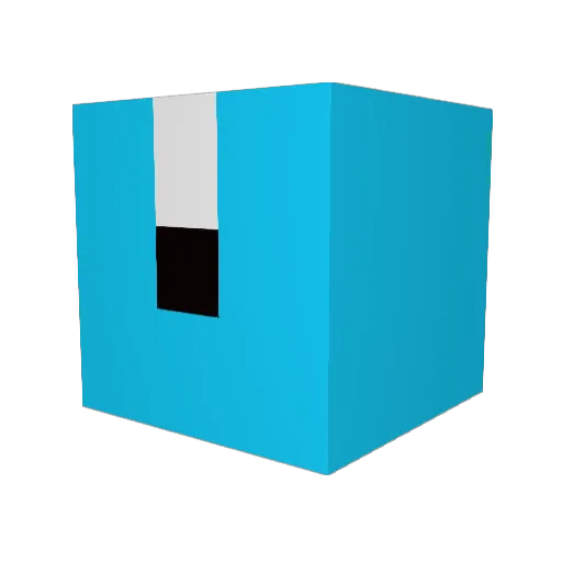 The_Lysol_Man Minecraft avatar head, 3D render
