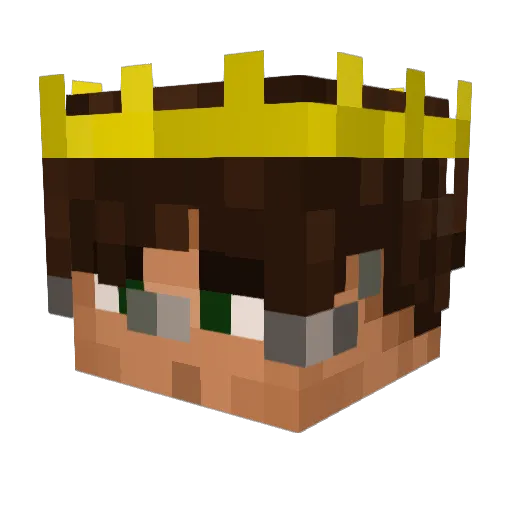 The_M0X Minecraft avatar head, 3D render