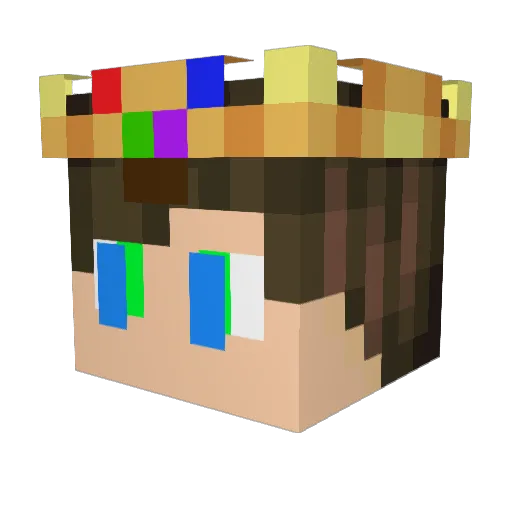 The_M0nkeyKing Minecraft avatar head, 3D render