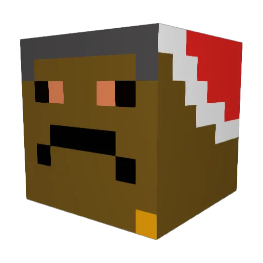 The_M10 Minecraft avatar head, 3D render