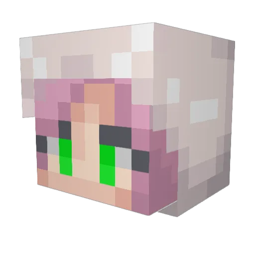 The_Madzter Minecraft avatar head, 3D render