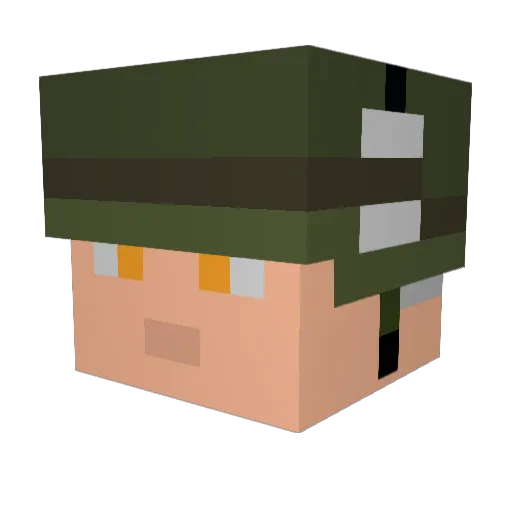 The_Mark_Of_Abel Minecraft avatar head, 3D render