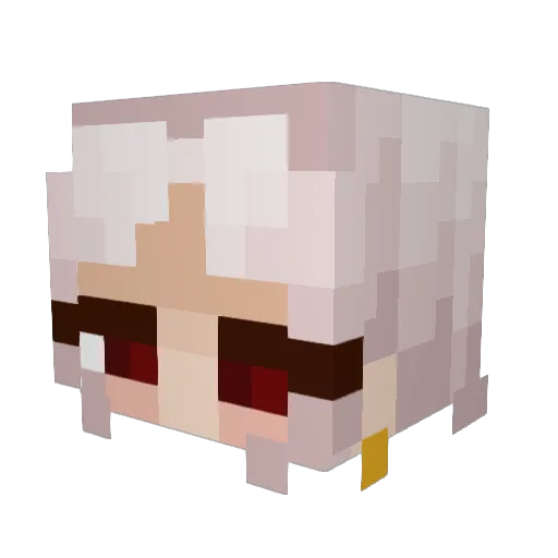 The_Marran Minecraft avatar head, 3D render