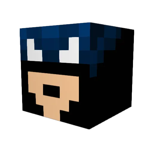 The_Martynas Minecraft avatar head, 3D render