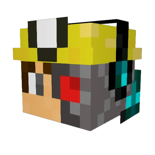 The_Matrix66 Minecraft avatar head, 3D render