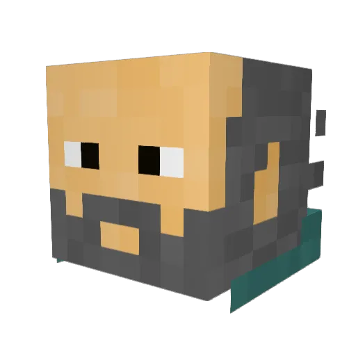 The_Matto Minecraft avatar head, 3D render