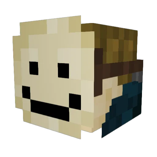 The_Menace1 Minecraft avatar head, 3D render
