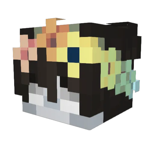 The_Messiah1 Minecraft avatar head, 3D render