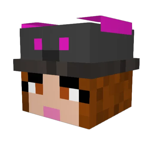 The_Might Minecraft avatar head, 3D render