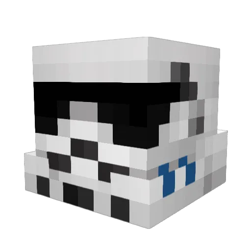 The_Mikey Minecraft avatar head, 3D render