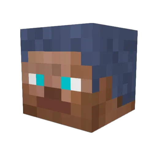 The_Miner1987 Minecraft avatar head, 3D render