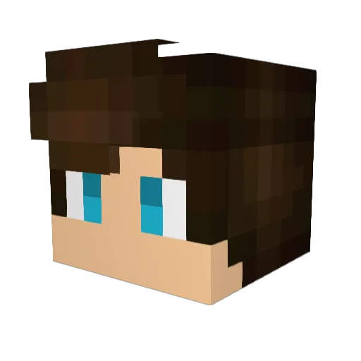 The_Minewalker Minecraft avatar head, 3D render