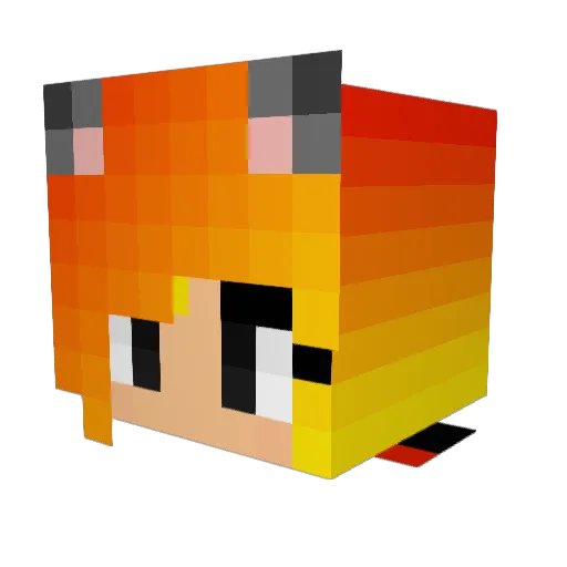 The_MoonL1ght Minecraft avatar head, 3D render