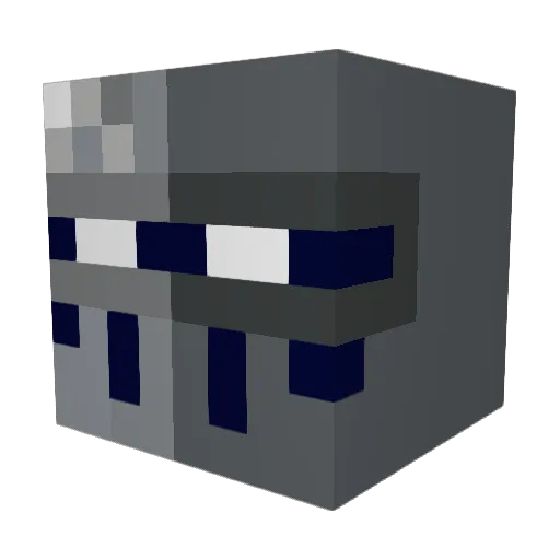 The_Morri Minecraft avatar head, 3D render