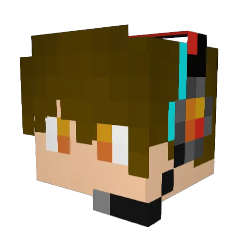 The_Mountain233 Minecraft avatar head, 3D render