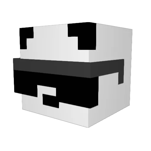 The_NSK Minecraft avatar head, 3D render