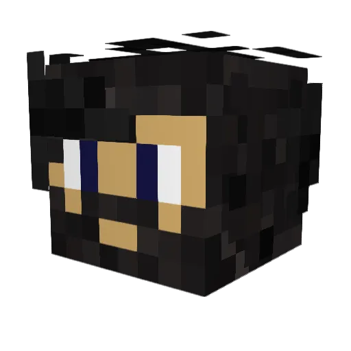 The_Neight Minecraft avatar head, 3D render