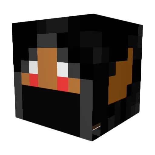The_Nevox Minecraft avatar head, 3D render