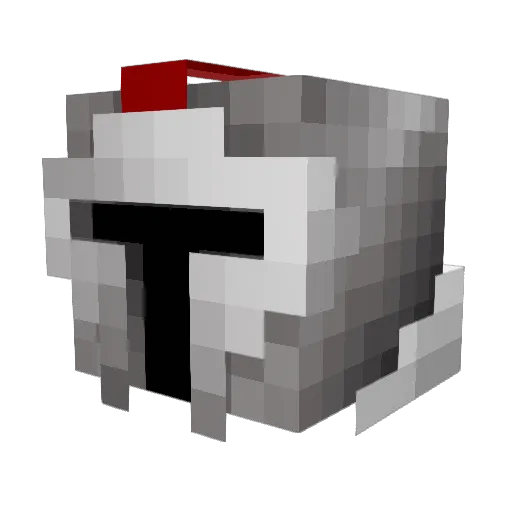 The_Nifty_Man Minecraft avatar head, 3D render