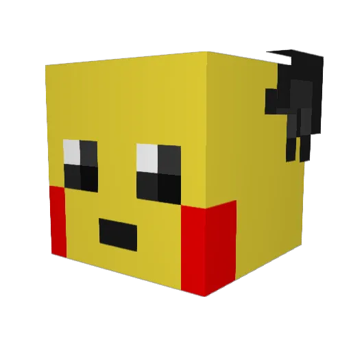 The_NightWolf123 Minecraft avatar head, 3D render