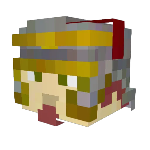 The_Nihilator Minecraft avatar head, 3D render