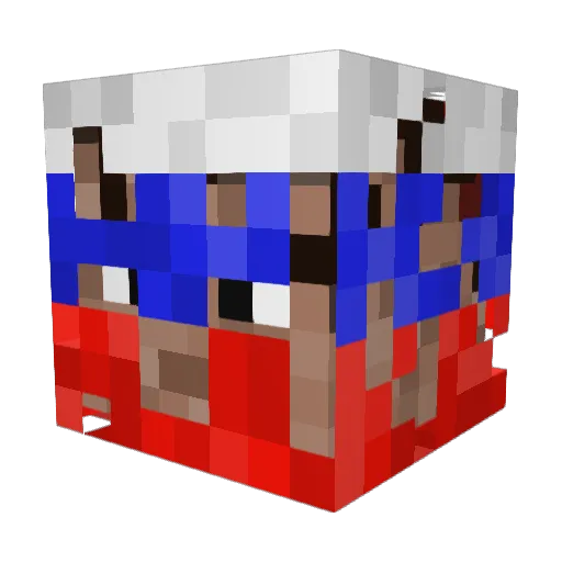 The_Nikolaus Minecraft avatar head, 3D render