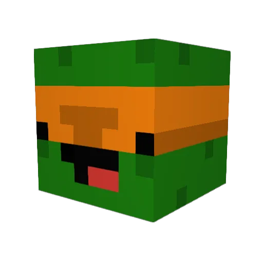 The_NinjaTurtle7 Minecraft avatar head, 3D render