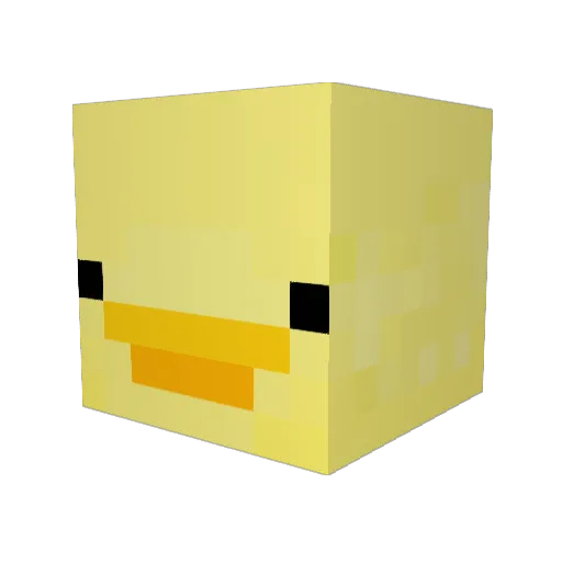 The_NooB_327 Minecraft avatar head, 3D render