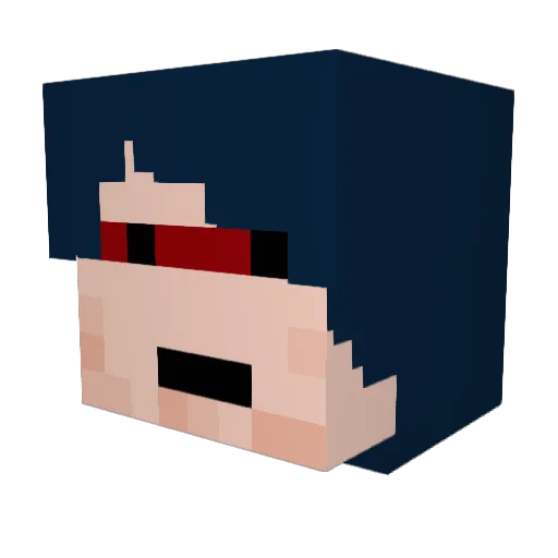 The_OG_BB Minecraft avatar head, 3D render