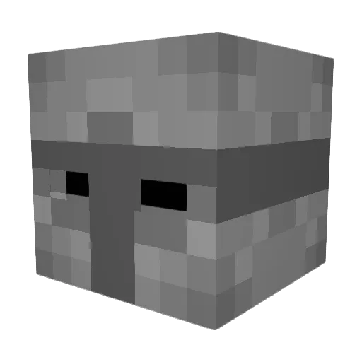 The_Okay_Gatsby Minecraft avatar head, 3D render
