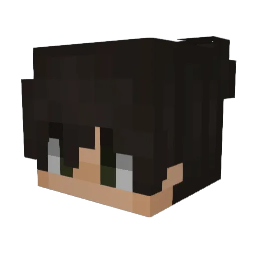 The_Omega78 Minecraft avatar head, 3D render