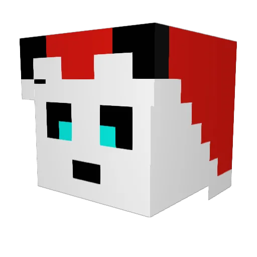 The_Only_Pikachu Minecraft avatar head, 3D render