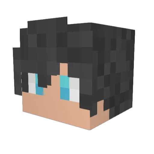 The_Oobie Minecraft avatar head, 3D render