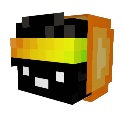The_Orange_Craze Minecraft avatar head, 3D render