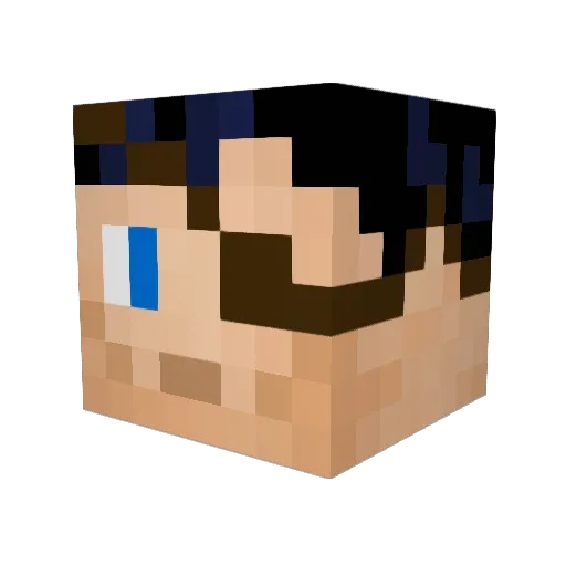 The_Overdrive Minecraft avatar head, 3D render