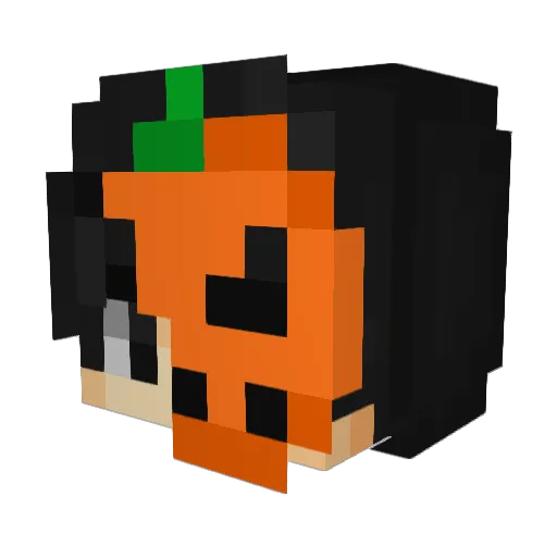 The_Pandorek Minecraft avatar head, 3D render
