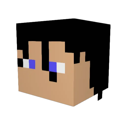 The_Patrickstar Minecraft avatar head, 3D render