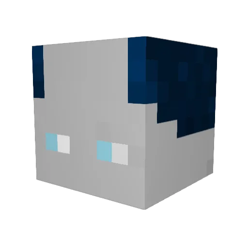 The_Pew Minecraft avatar head, 3D render