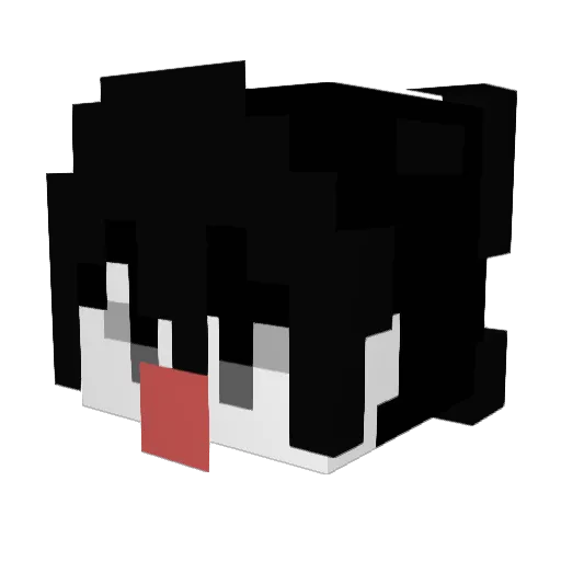 The_PhantomLord Minecraft avatar head, 3D render