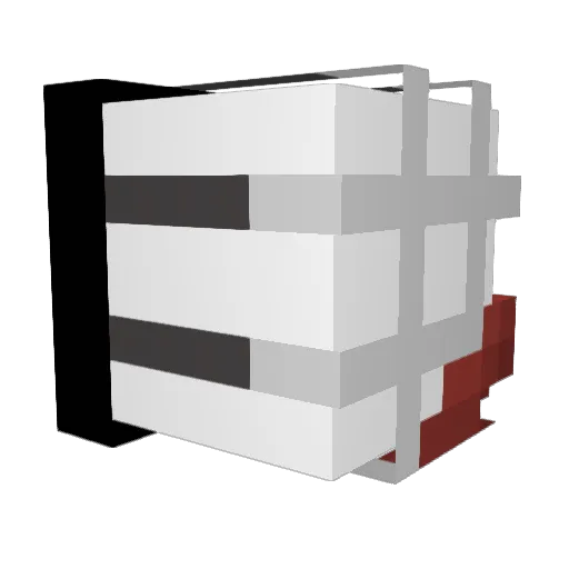The_Piano_Boy Minecraft avatar head, 3D render