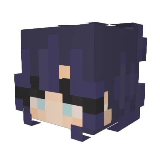 The_Piraola Minecraft avatar head, 3D render