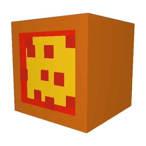 The_Pizza_Suit Minecraft avatar head, 3D render