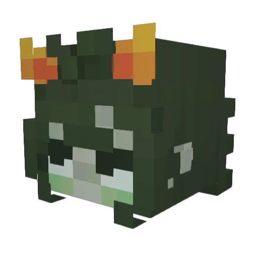 The_Plant_Man Minecraft avatar head, 3D render