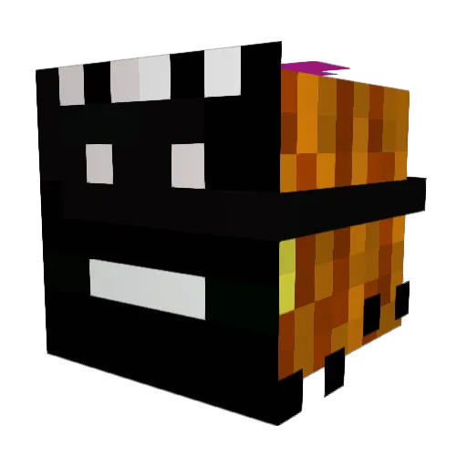 The_Plunger Minecraft avatar head, 3D render