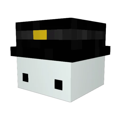 The_Polux Minecraft avatar head, 3D render