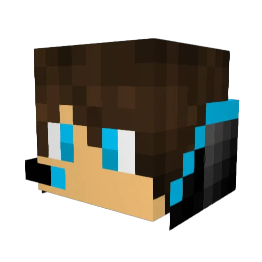 The_Poseyidon Minecraft avatar head, 3D render