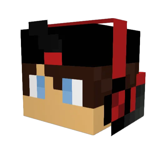 The_Predator_YT Minecraft avatar head, 3D render